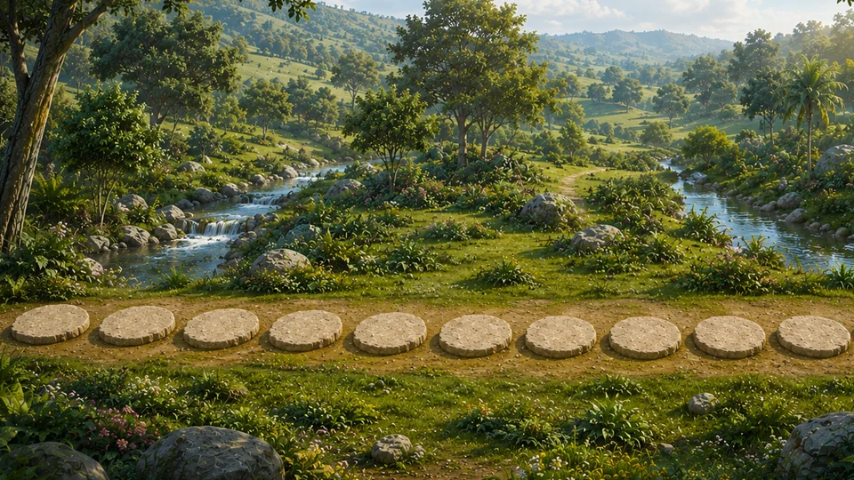 Garden of Eden landscape